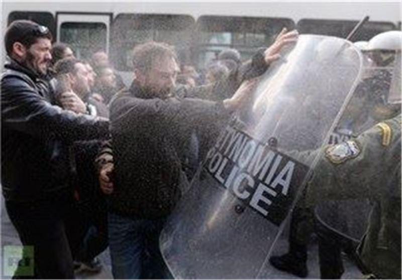 گزارش تصویری از تظاهرات ضد دولتی در یونان