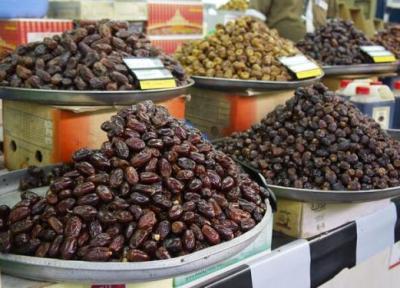 اعلام قیمت انواع خرما در میادین میوه و تره بار تهران ، هر کیلو رطب چند است؟